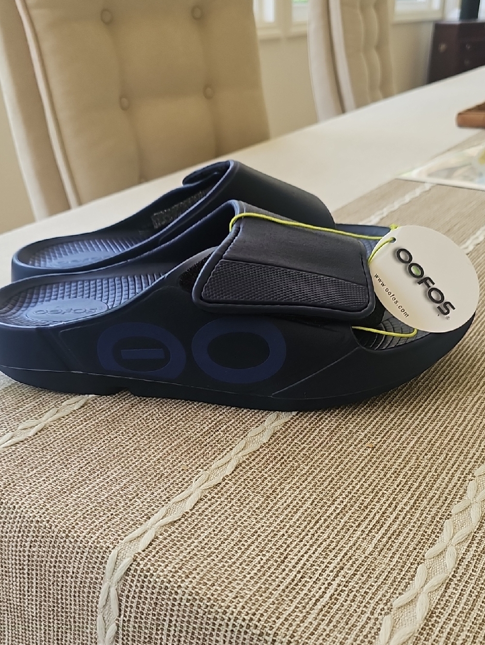 OOFOS Sport Flex Unisex W12 M10 navy NEW